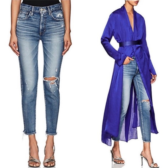 Moussy Denim - MOUSSY VINTAGE Distressed Skinny Jeans SIZE 27